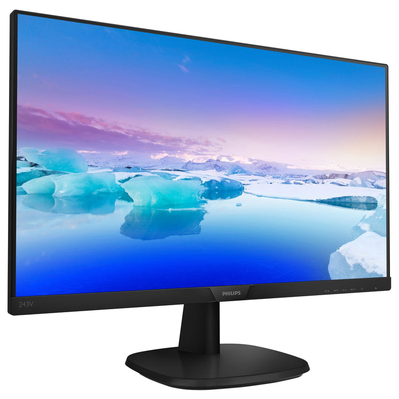 Philips 243V7QJABF - 24 Inch FHD Monitor, 75Hz, 4ms, IPS, Speakers , Smart Image, Narrow Border, LowBlue mode (1920 x 1080, 250 cd/m², HDMI/VGA/DVI)