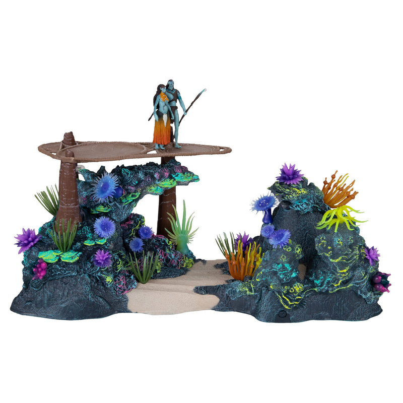 McFarlane Toys, Disney Avatar, World of Pandora Metkayina Reef with Tonowari and Ronal Avatar Movie Action Figure Set, Disney Toys Collectible Figure – Ages 8+