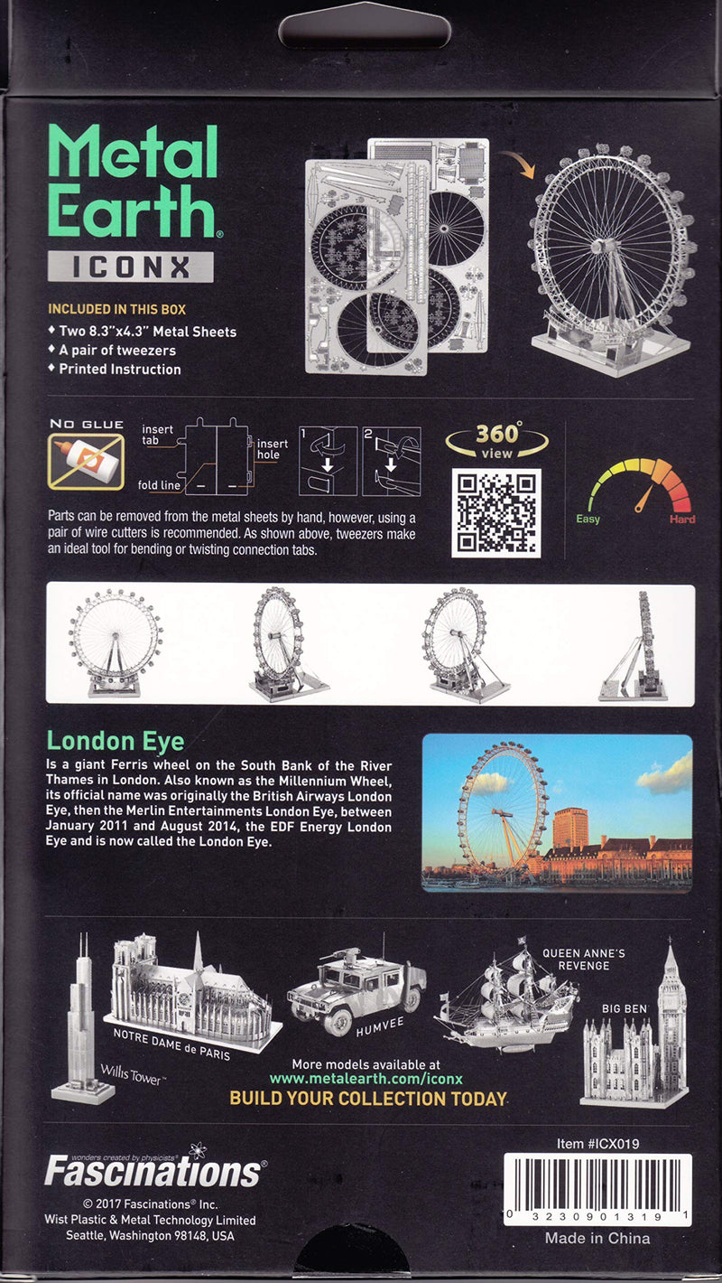 Metal Earth London Eye Model