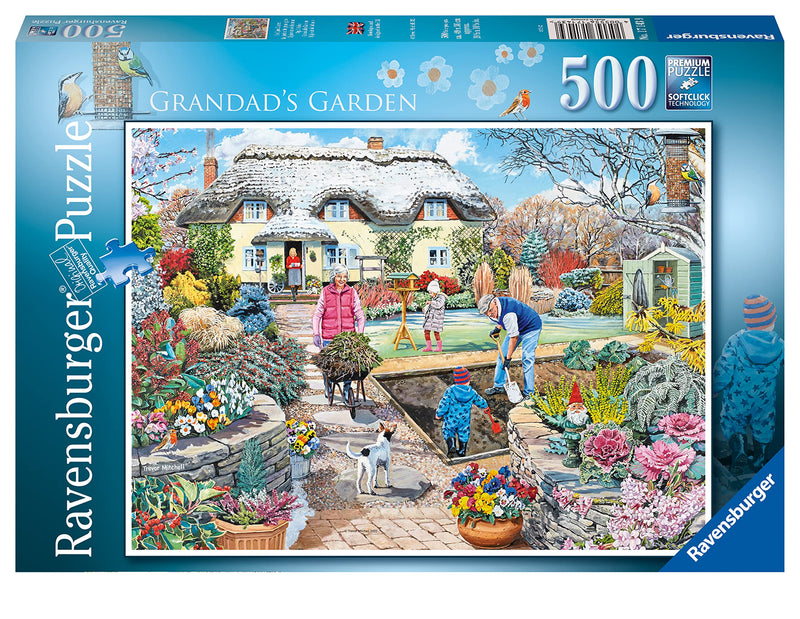 Ravensburger Grandad’s Garden 500 Piece Jigsaw Puzzle for Adults & Kids Age 10 Years Up