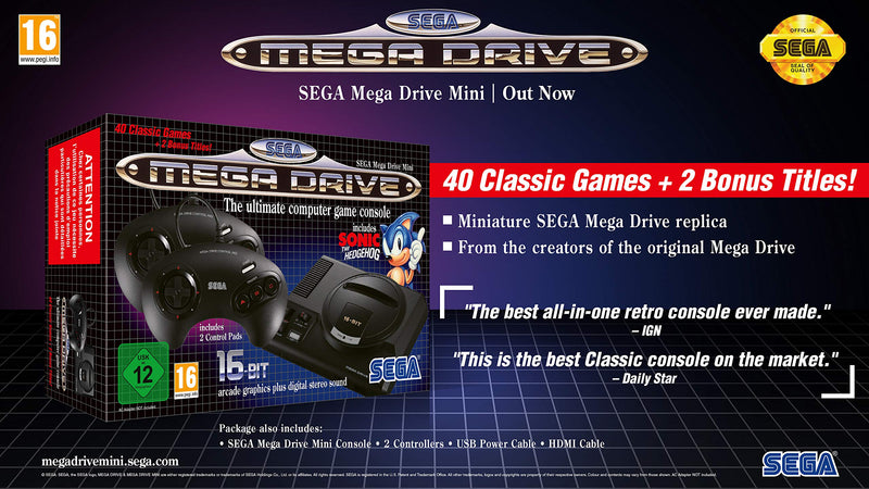 SEGA Mega Drive Mini (Electronic Games)