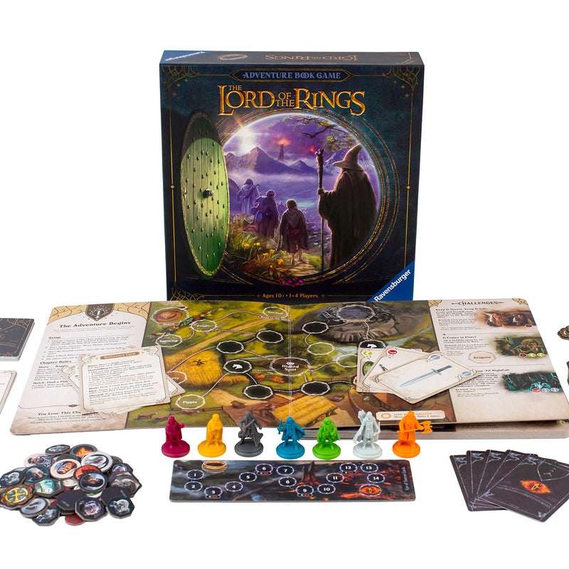 Ravensburger Lord of the Rings Adventure Book - Immersive Family Strategy Board Games for Kids and Adults Age 10 Years Up - 1 to 4 Players