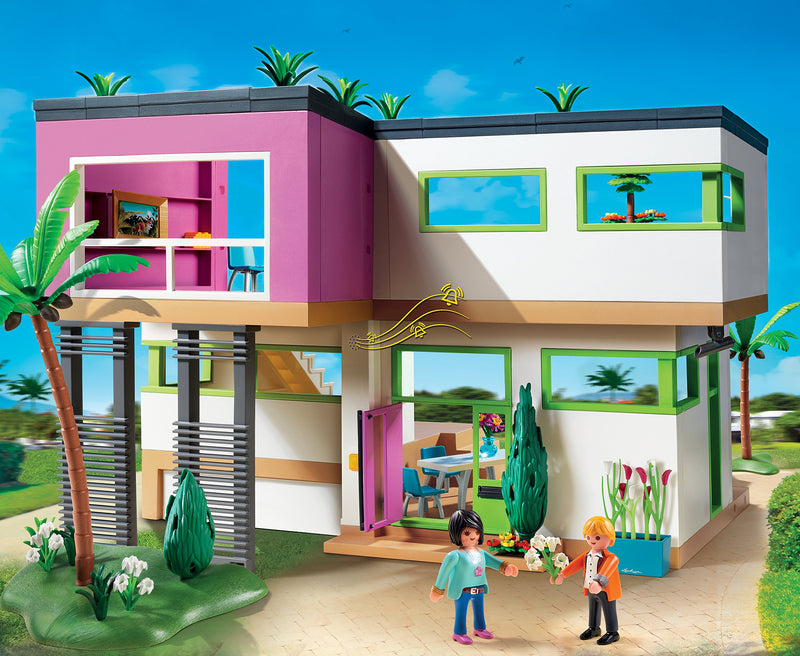 Playmobil 5574 Modern Luxury Mansion, Fun Imaginative Role-Play, PlaySets Suitable for Children Ages 4+