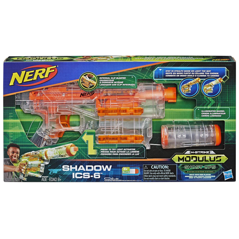 Nerf Modulus Ghost Ops Shadow ICS-6 [Amazon Exclusive] - Amazon Exclusive