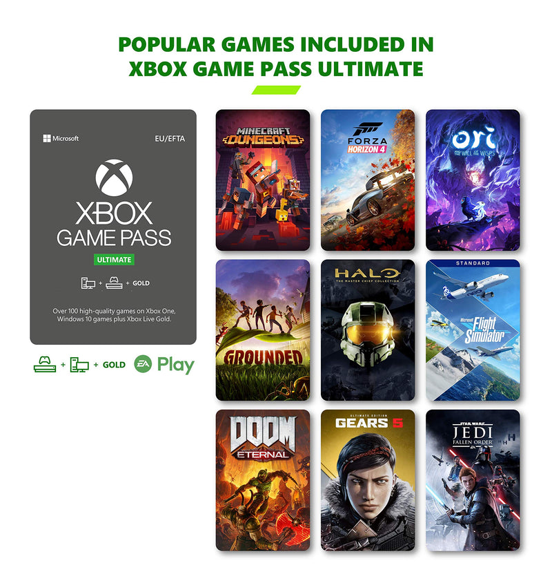 Xbox Game Pass Ultimate | 1 Month Membership | Xbox / Win 10 PC - Download Code