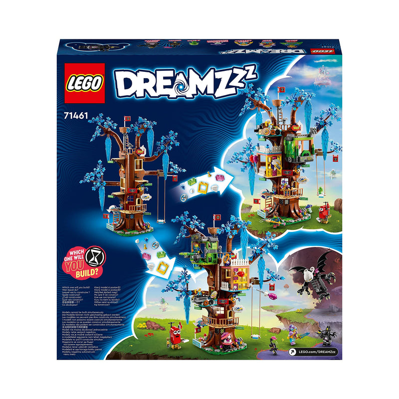 LEGO 71461 DREAMZzz Fantastical Tree House Toy Set, Build the Model in 2 Different Modes, with Mrs. Castillo, Izzie, Mateo and the Night Hunter Minifigures, Imaginative Play Toys Based on the TV Show