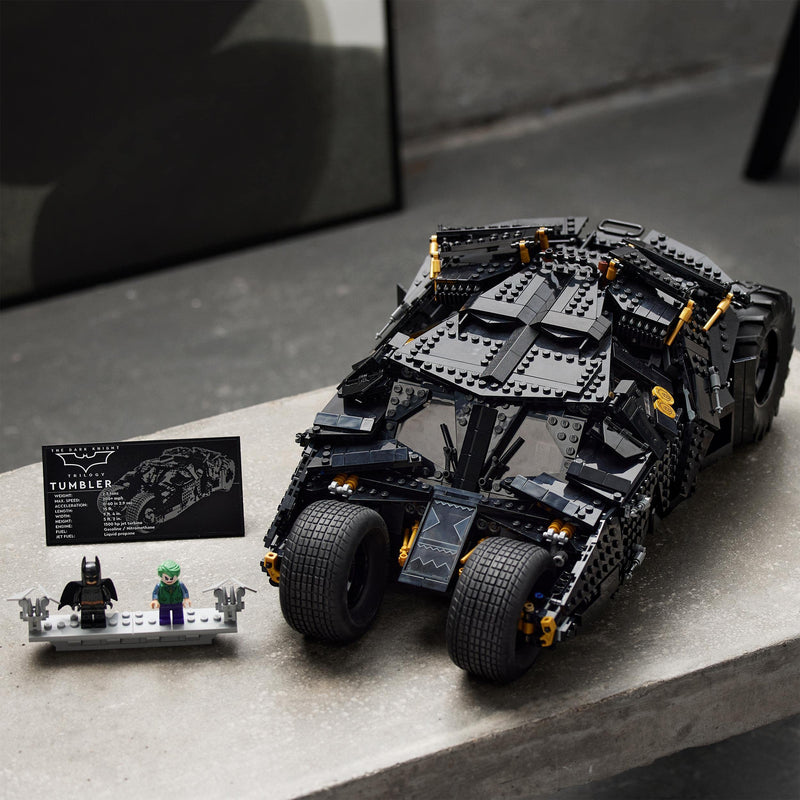 LEGO 76240 DC Batman Batmobile Tumbler Iconic Car Model from The Dark Knight Trilogy, Building Set for Adults, Collectible Display Gift Idea for Men, Women, Him or Her