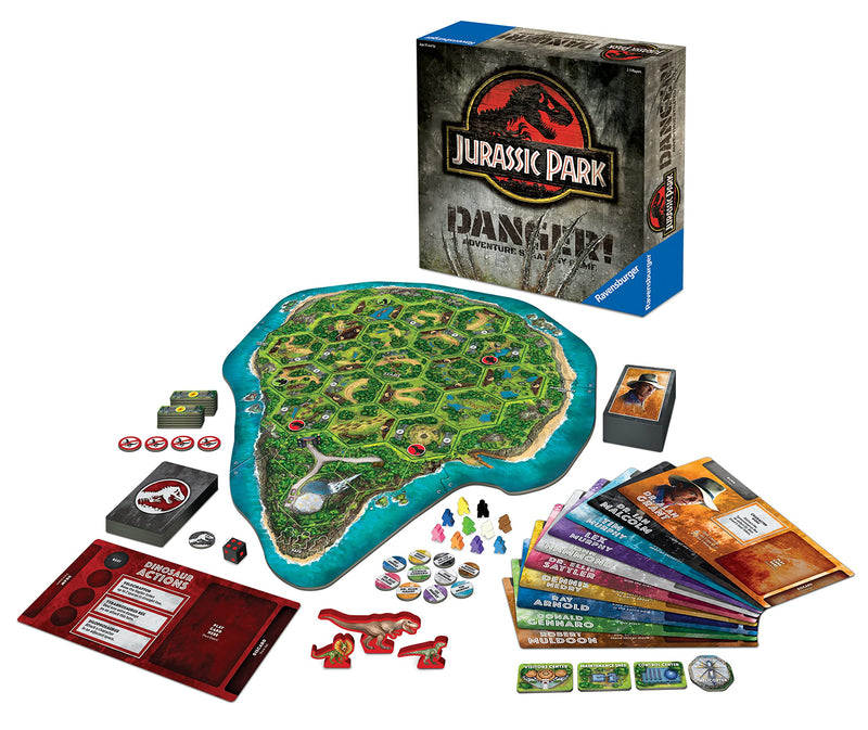 Ravensburger Jurassic Park Danger! Adventure Strategy Board Game for Kids & Adults Age 10 Years Up - Family Games - 2 to 5 Players