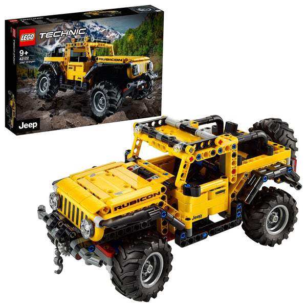 LEGO Technic Jeep Wrangler 42122 Building Kit; Let Kids Build a Stunning Model Version of the Jeep Wrangler Rubicon; Packed With Authentic Features, It Looks Just Like the Iconic 4X4 (665 Pieces)