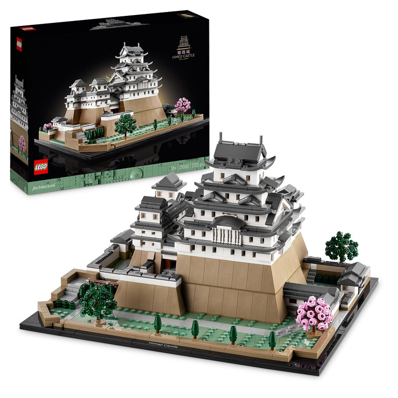 LEGO 21060 Architecture Himeji Castle Set, Landmarks Collection Model Building Kit for Adults, Gift Idea for Fans of Creative Gardening and Japanese Culture, Includes Buildable Cherry Blossom Trees