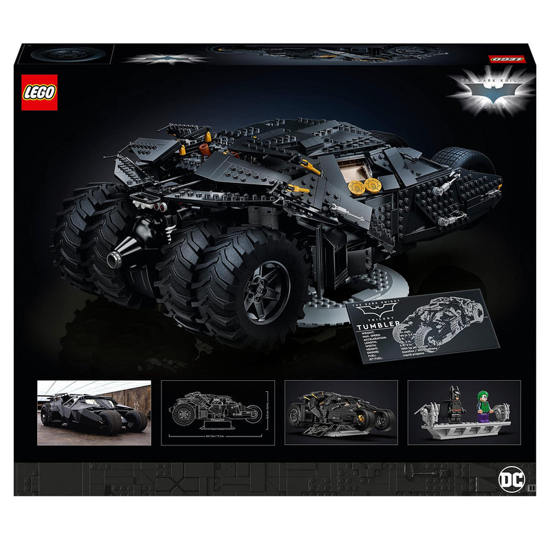 LEGO 76240 DC Batman Batmobile Tumbler Iconic Car Model from The Dark Knight Trilogy, Building Set for Adults, Collectible Display Gift Idea for Men, Women, Him or Her