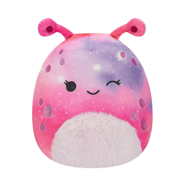 Squishmallows Original 7.5-Inch Loraly the Winking Pink and Purple Alien Small-Sized Ultrasoft Plush