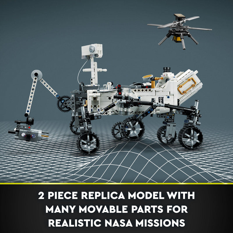 LEGO 42158 Technic NASA Mars Rover Perseverance Space Set with AR App Experience, Science Discovery Set, Learn About Vehicle Engineering, Construction Toy, Birthday Gift for Kids 10 Years and Up