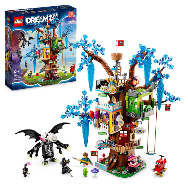 LEGO 71461 DREAMZzz Fantastical Tree House Toy Set, Build the Model in 2 Different Modes, with Mrs. Castillo, Izzie, Mateo and the Night Hunter Minifigures, Imaginative Play Toys Based on the TV Show