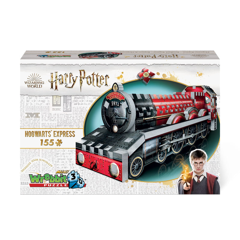 Wrebbit3D | Harry Potter: Mini Hogwarts Express (155pc) | 3D Puzzle | Ages 12+