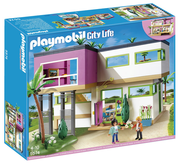 Playmobil 5574 Modern Luxury Mansion, Fun Imaginative Role-Play, PlaySets Suitable for Children Ages 4+